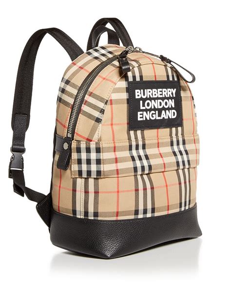 burberry small nico check backpack|Bags .